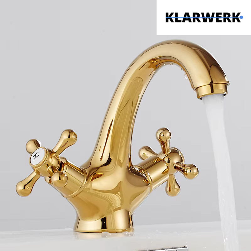 Retro-Badarmatur "Eva" - Gold glänzend