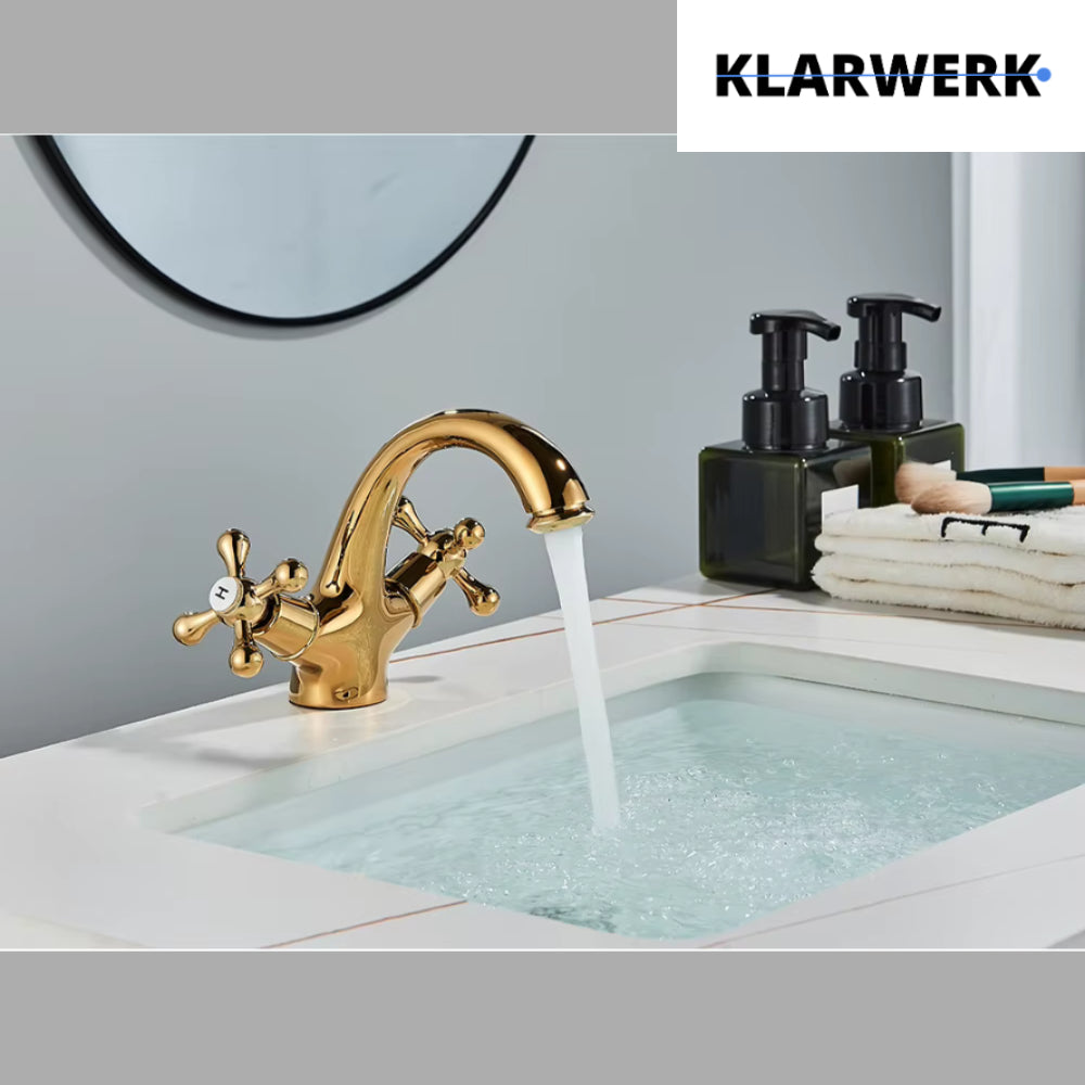 Retro-Badarmatur "Eva" - Gold glänzend