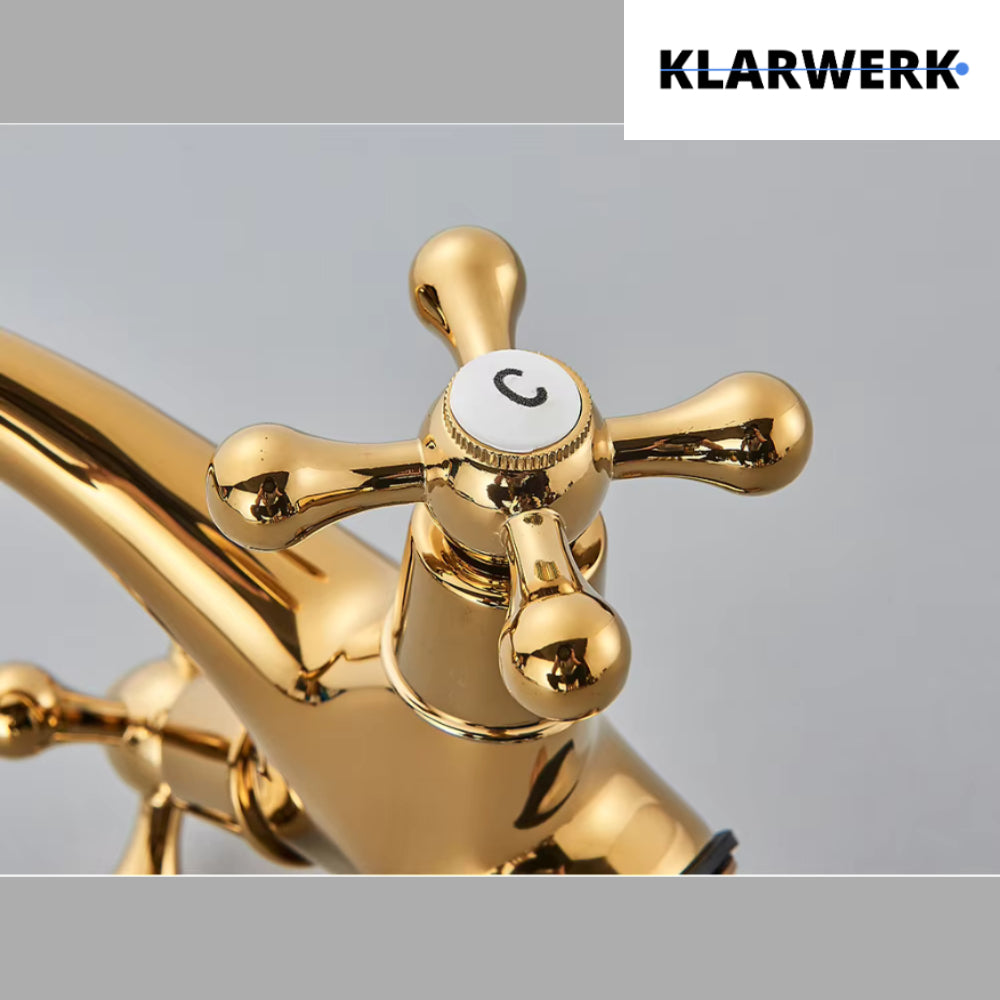 Retro-Badarmatur "Eva" - Gold glänzend