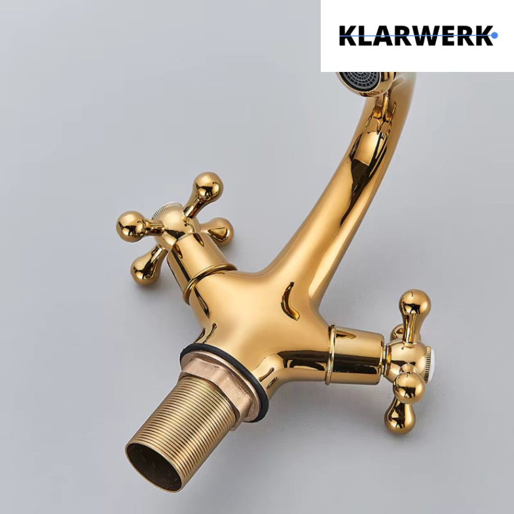 Retro-Badarmatur "Eva" - Gold glänzend