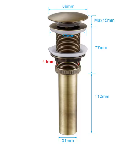 Ablaufgarnitur Retro