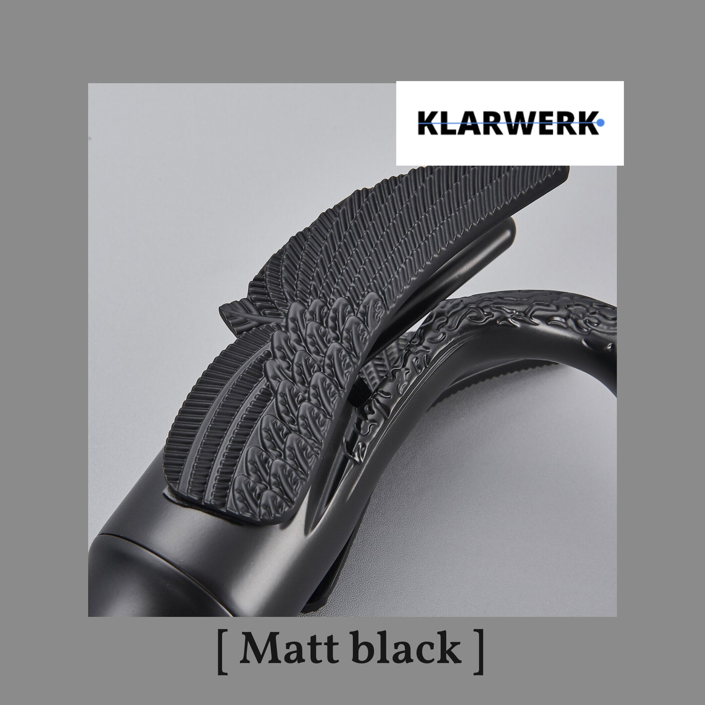 Badarmatur Schwan "Adrian" - Schwarz