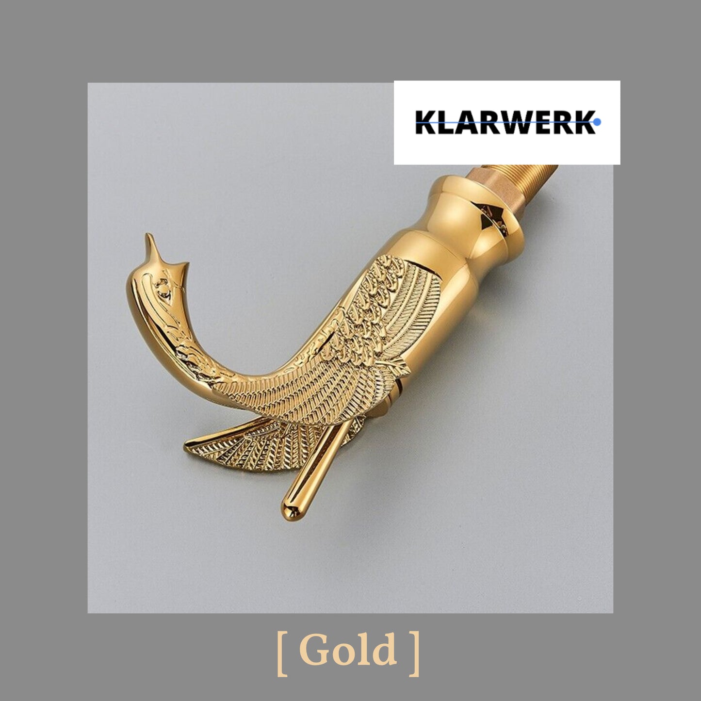 Badarmatur Schwan "Adrian" - Gold