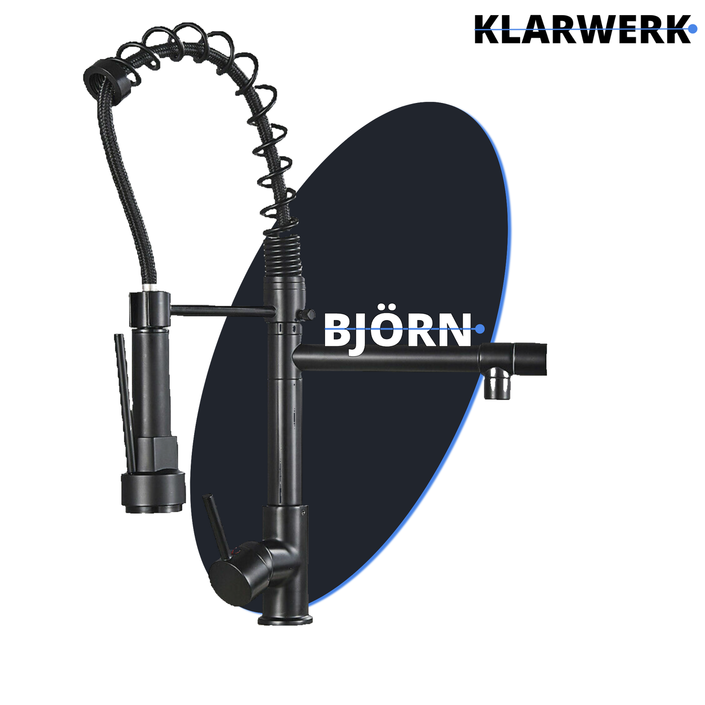 Gastronomie Küchenarmatur "Björn" - Schwarz