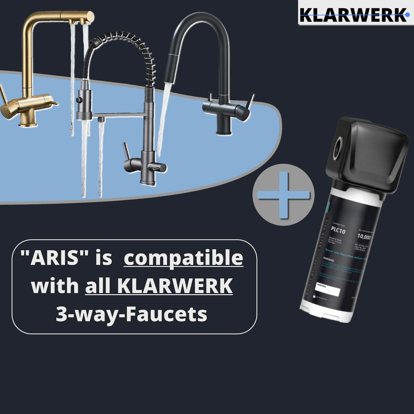 "ARIS" - Untertisch Trinkwasser Filter Aktivkohle