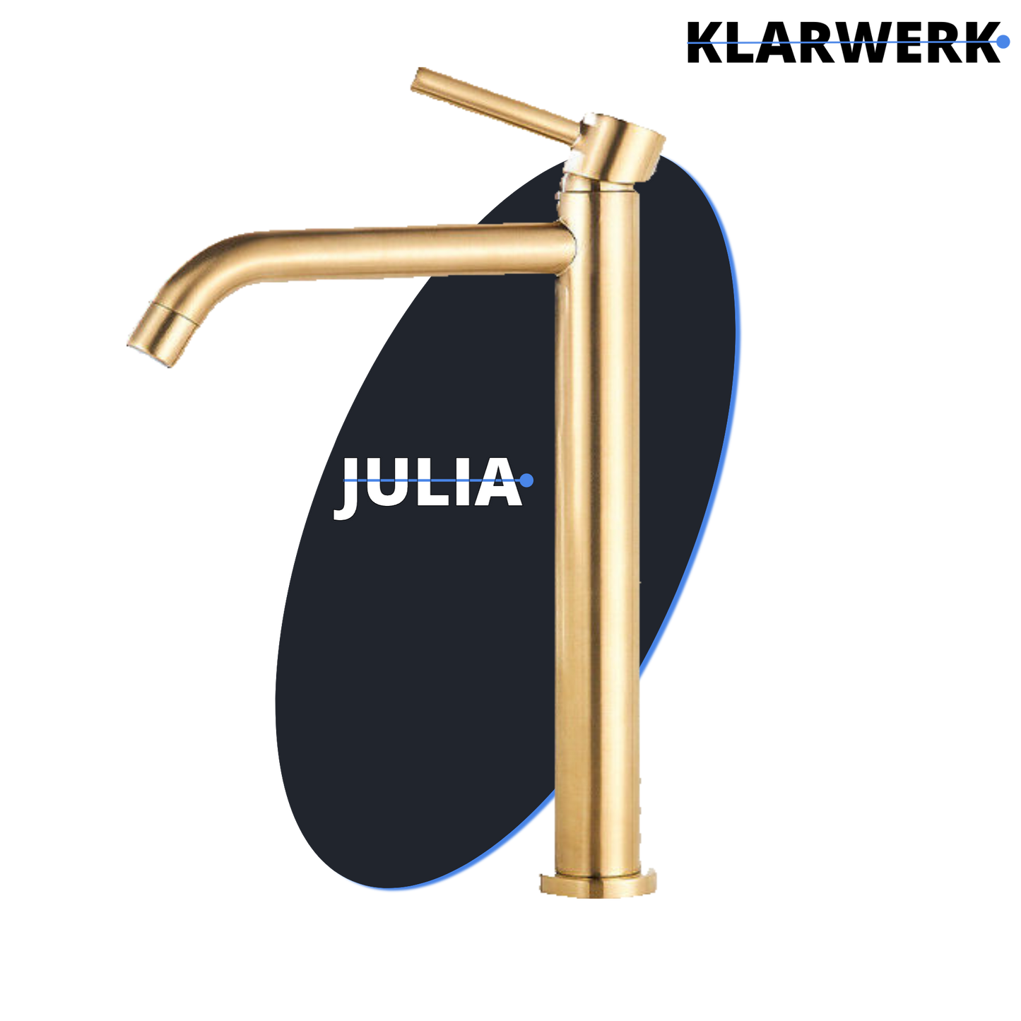 Hohe Badarmatur "Julia" - Gold