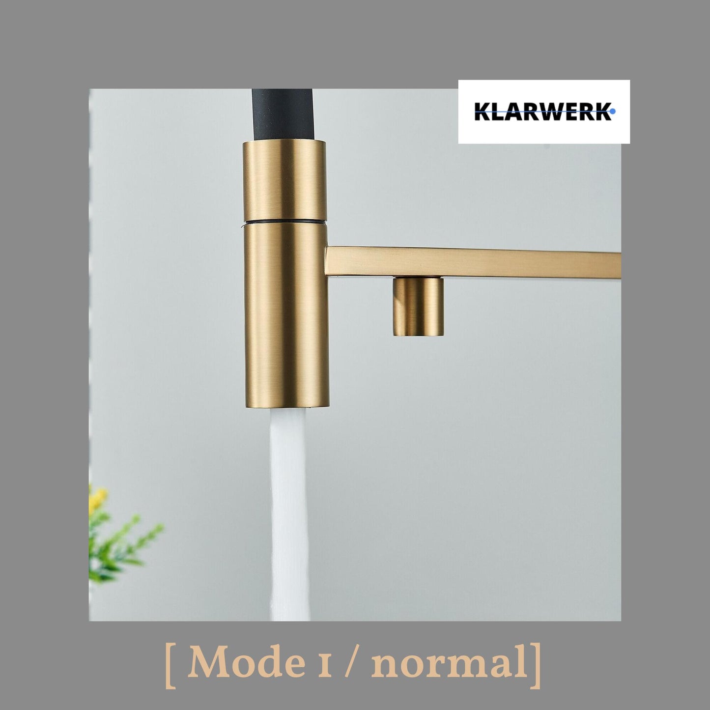 3-Wege-Armatur Trinkwasser "LANA" - Gold