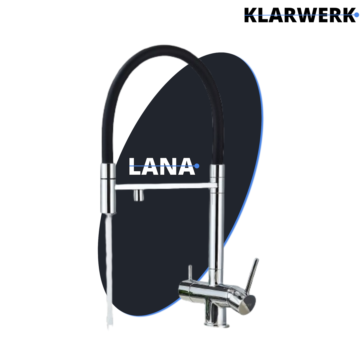 3-Wege-Armatur Trinkwasser "LANA" - Chrom