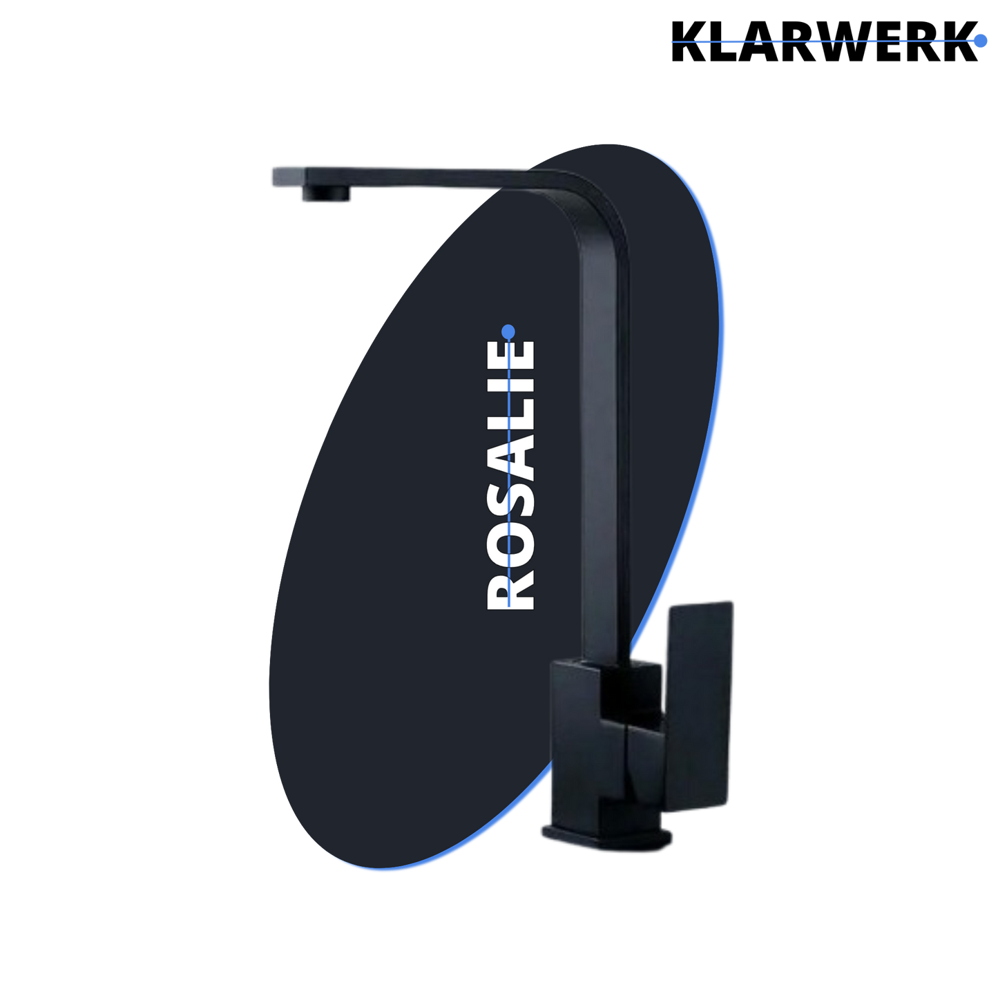 Designarmatur "Rosalie" - Schwarz