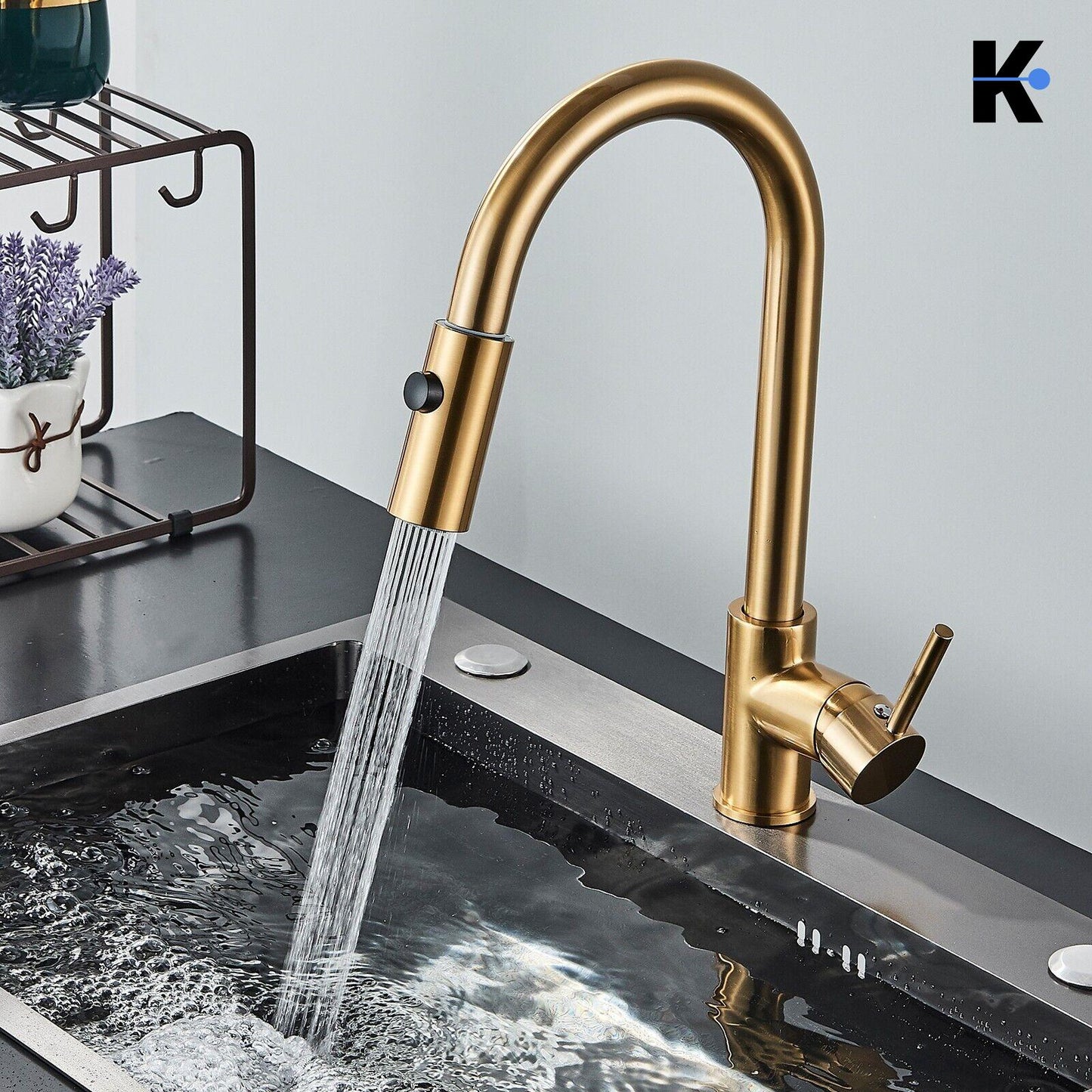 Niederdruck Küchenarmatur "Paul" - Gold