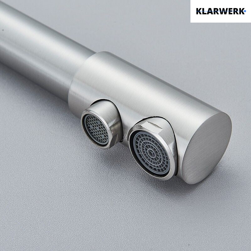 4 Wege Küchenarmatur "Felix" - Silber (gebürstet)
