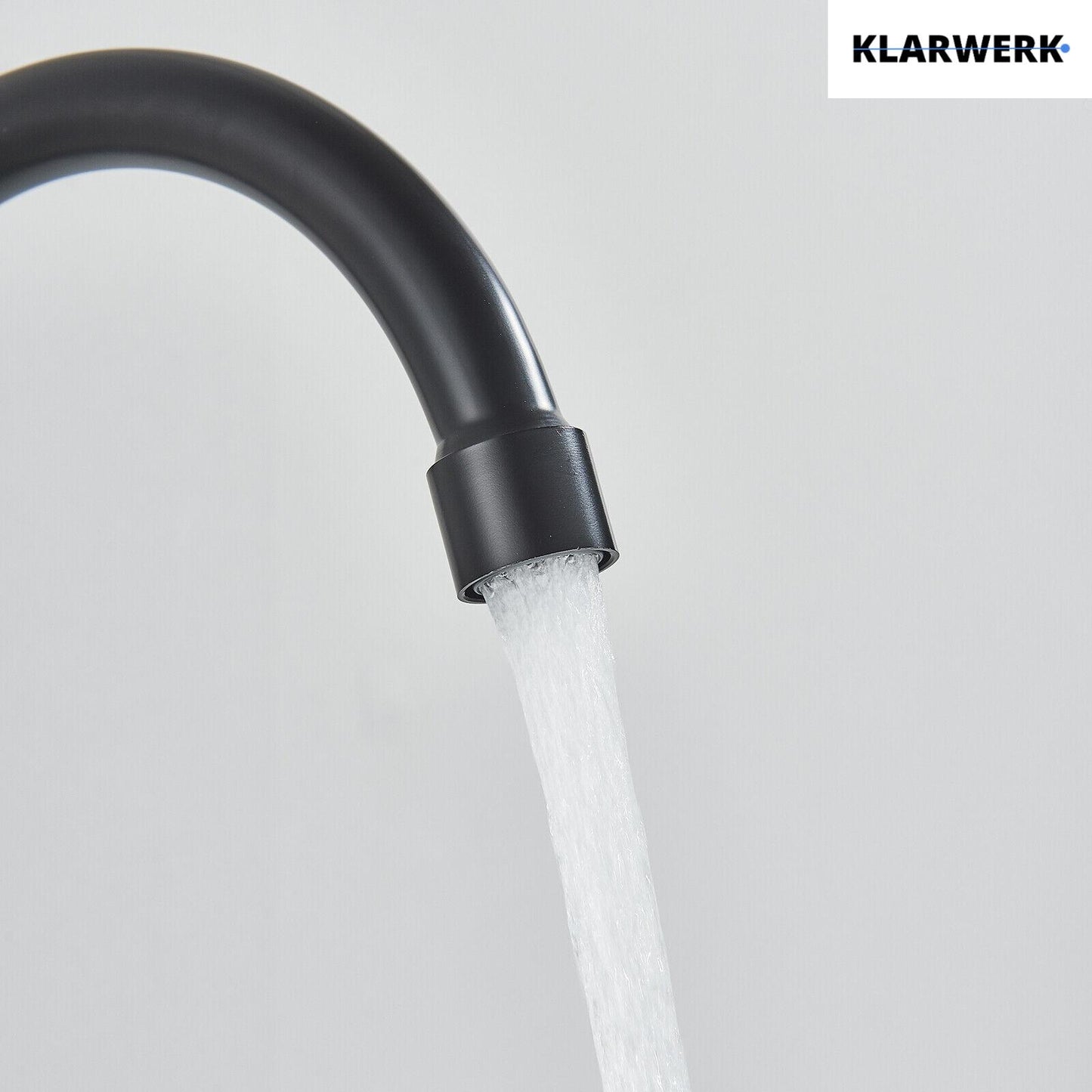 Wandarmatur mit Handbrause "Julie" - Schwarz (matt)