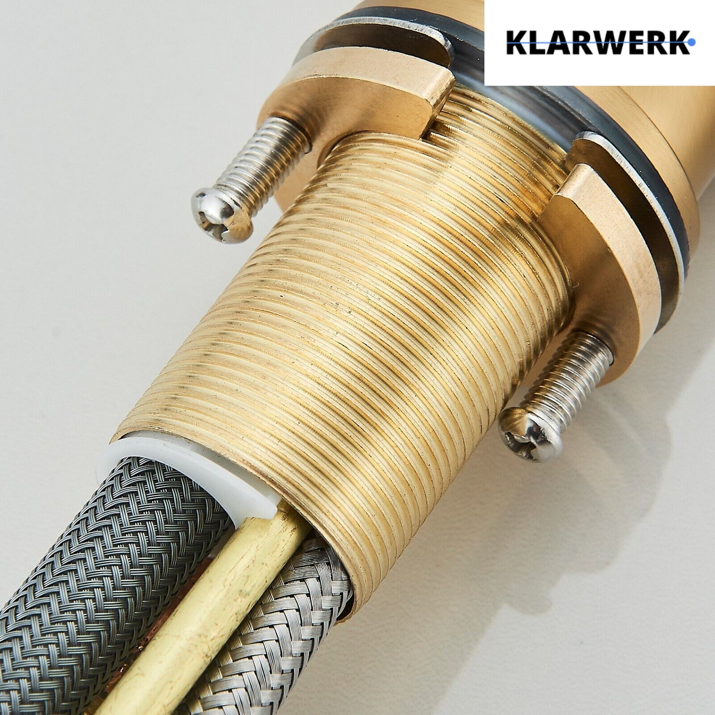 Ausziehbare 3 Wege Küchenarmatur "Jana" - Gold