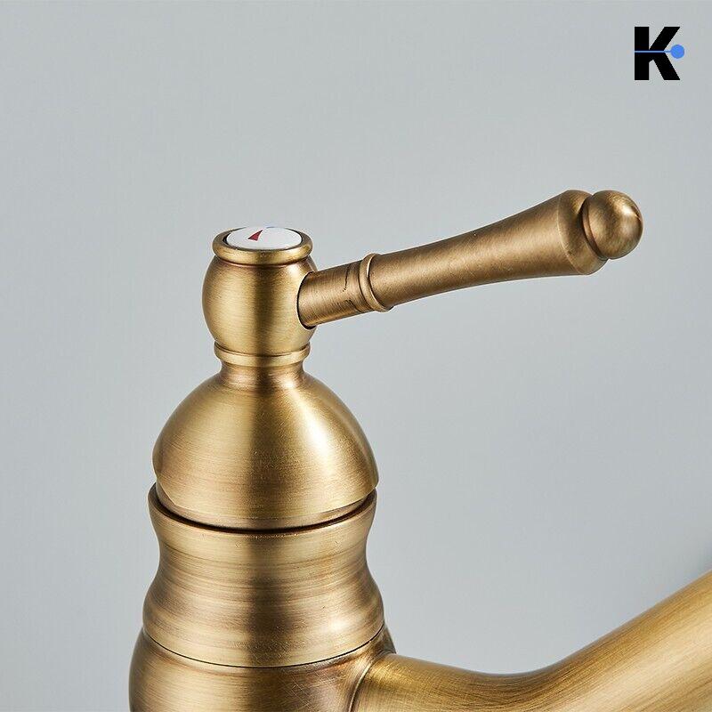 Hohe Retro-Badarmatur "Nala" - Gold