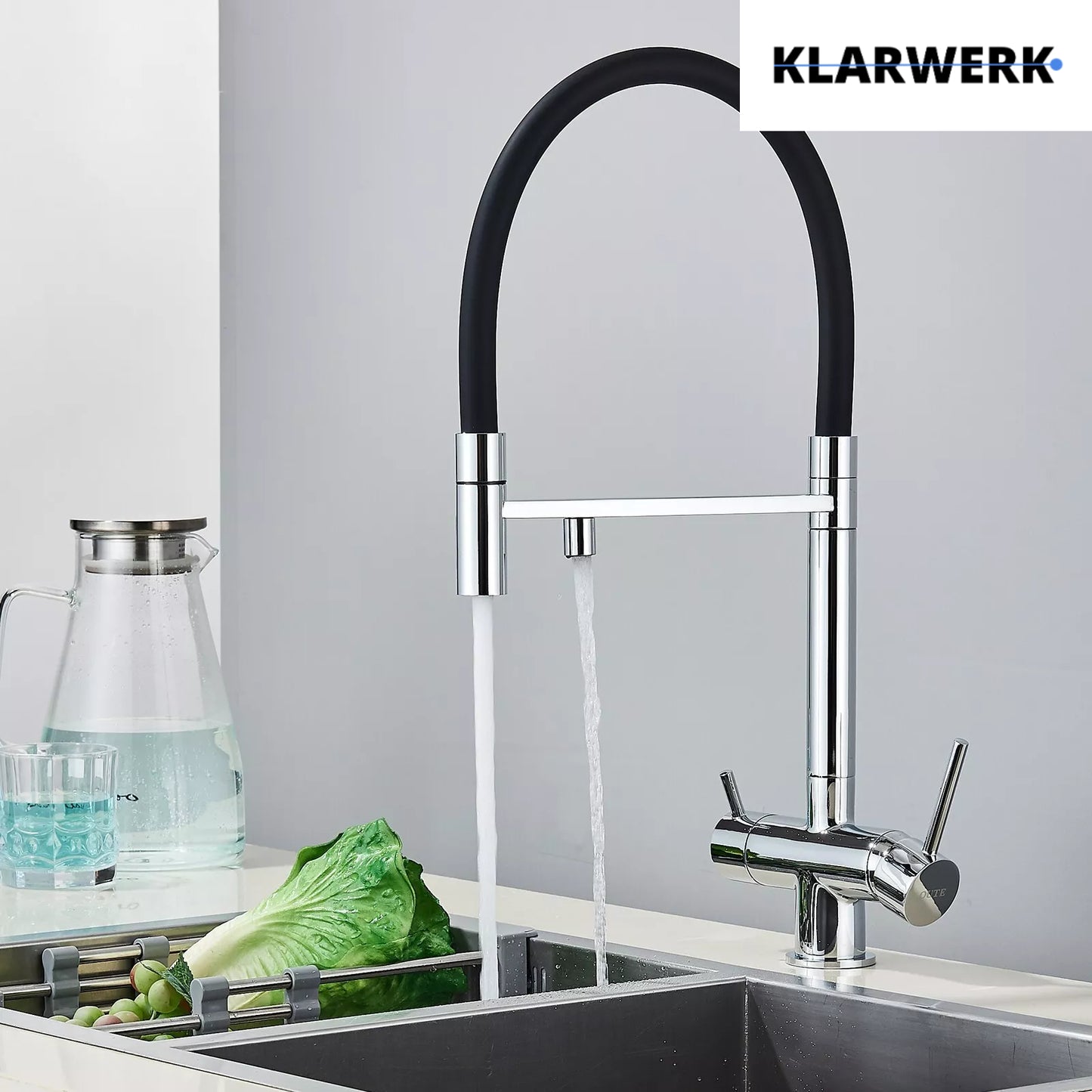 3-Wege-Armatur Trinkwasser "LANA" - Chrom