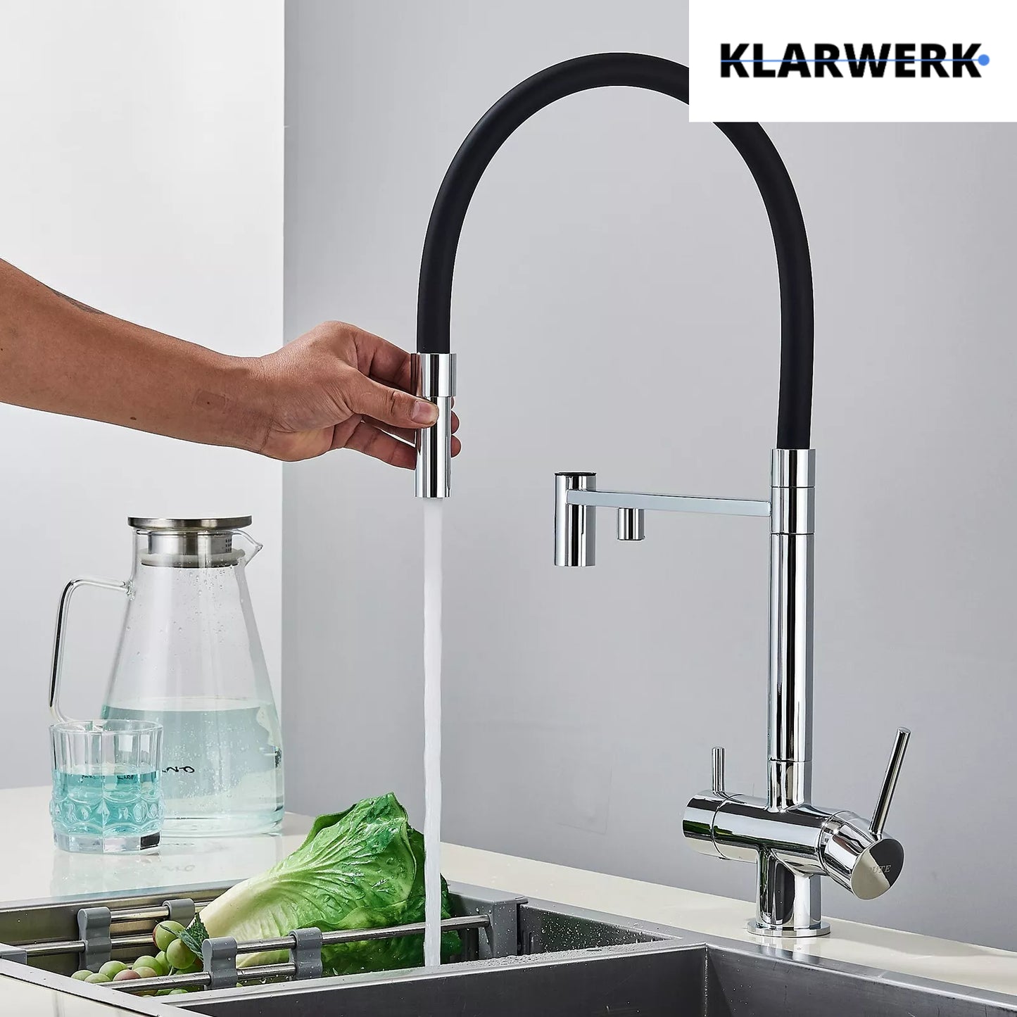 3-Wege-Armatur Trinkwasser "LANA" - Chrom