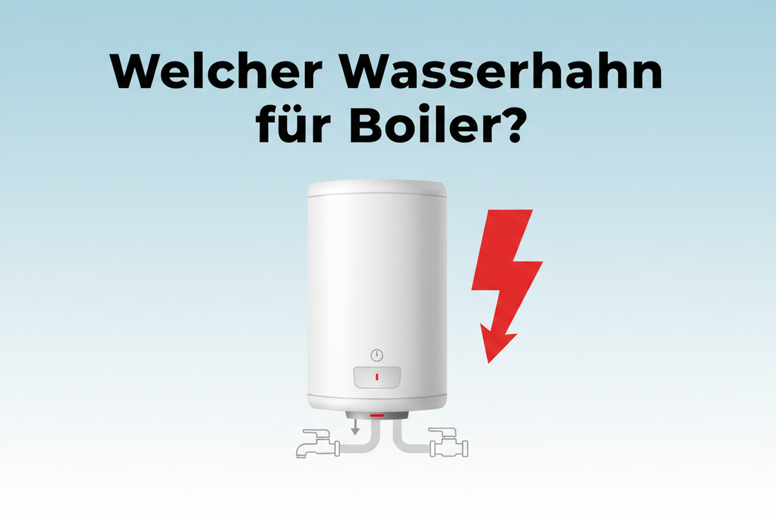Wasserhahn für Boiler: Niederdruckarmatur in der Küche einfach erklärt