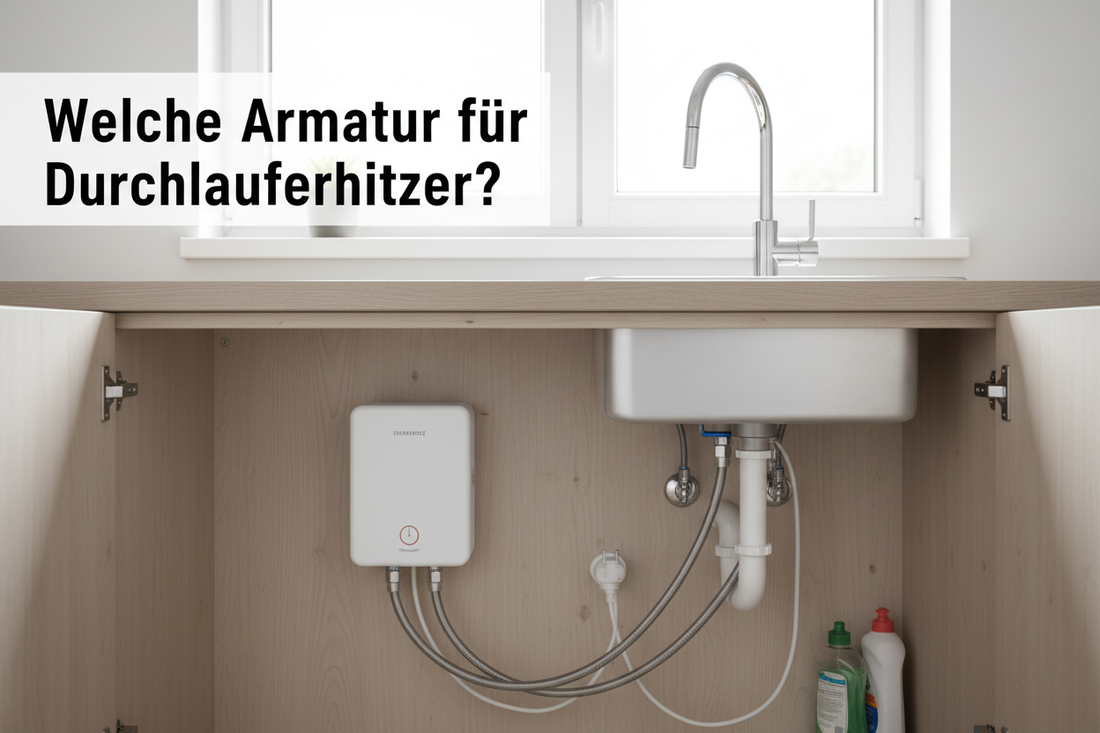 Wasserhahn für Durchlauferhitzer: Niederdruck oder Hochdruck?