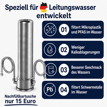 Edelstahl Wasserfilter Untertisch "ARIS"