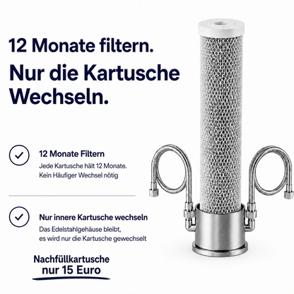Edelstahl Wasserfilter Untertisch "ARIS"