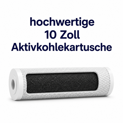 Edelstahl Aktivkohle Wasserfilter "ARIS" - Untertisch
