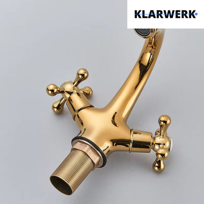 Retro-Badarmatur "Eva" - Gold glänzend