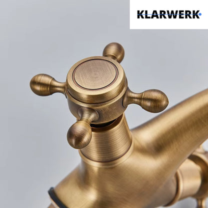 Retro-Badarmatur "Eva" - Gold Messing