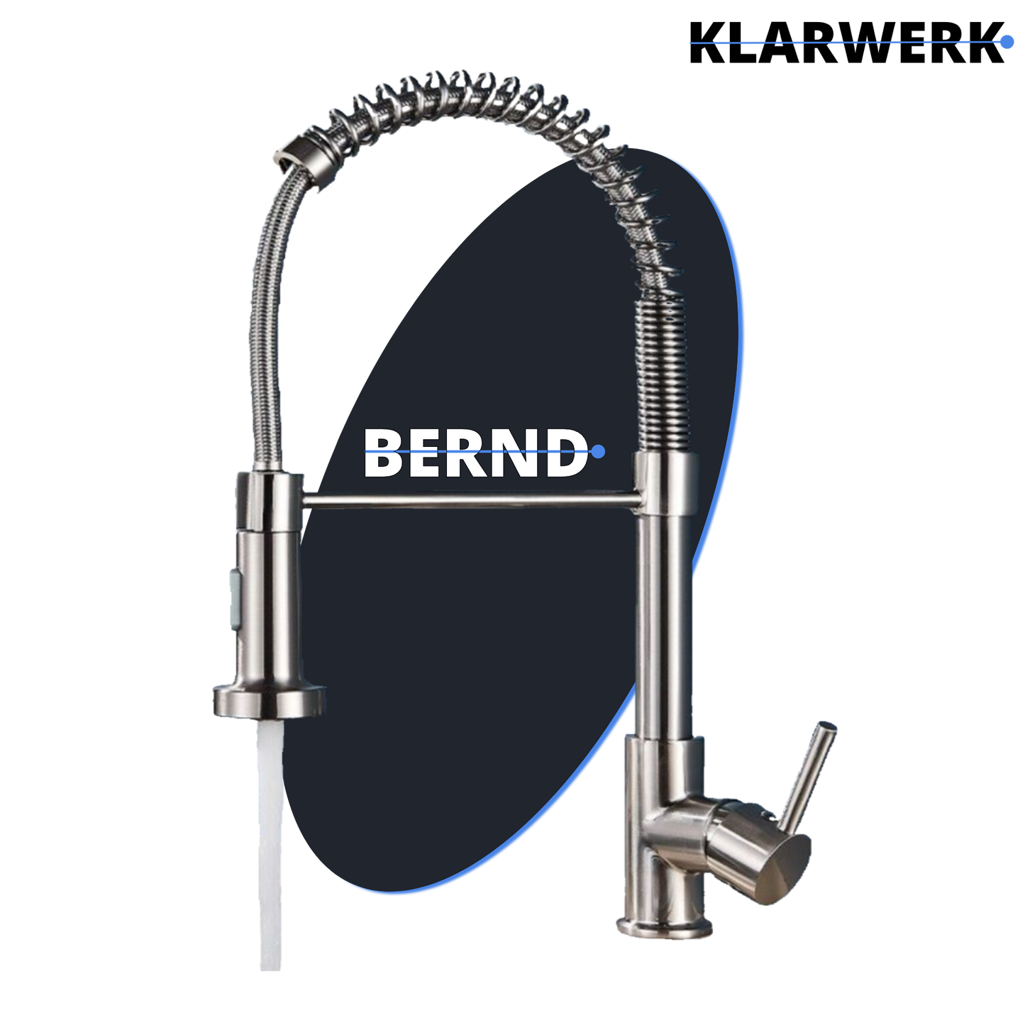 Niederdruck Küchenarmatur "Bernd" - Silber