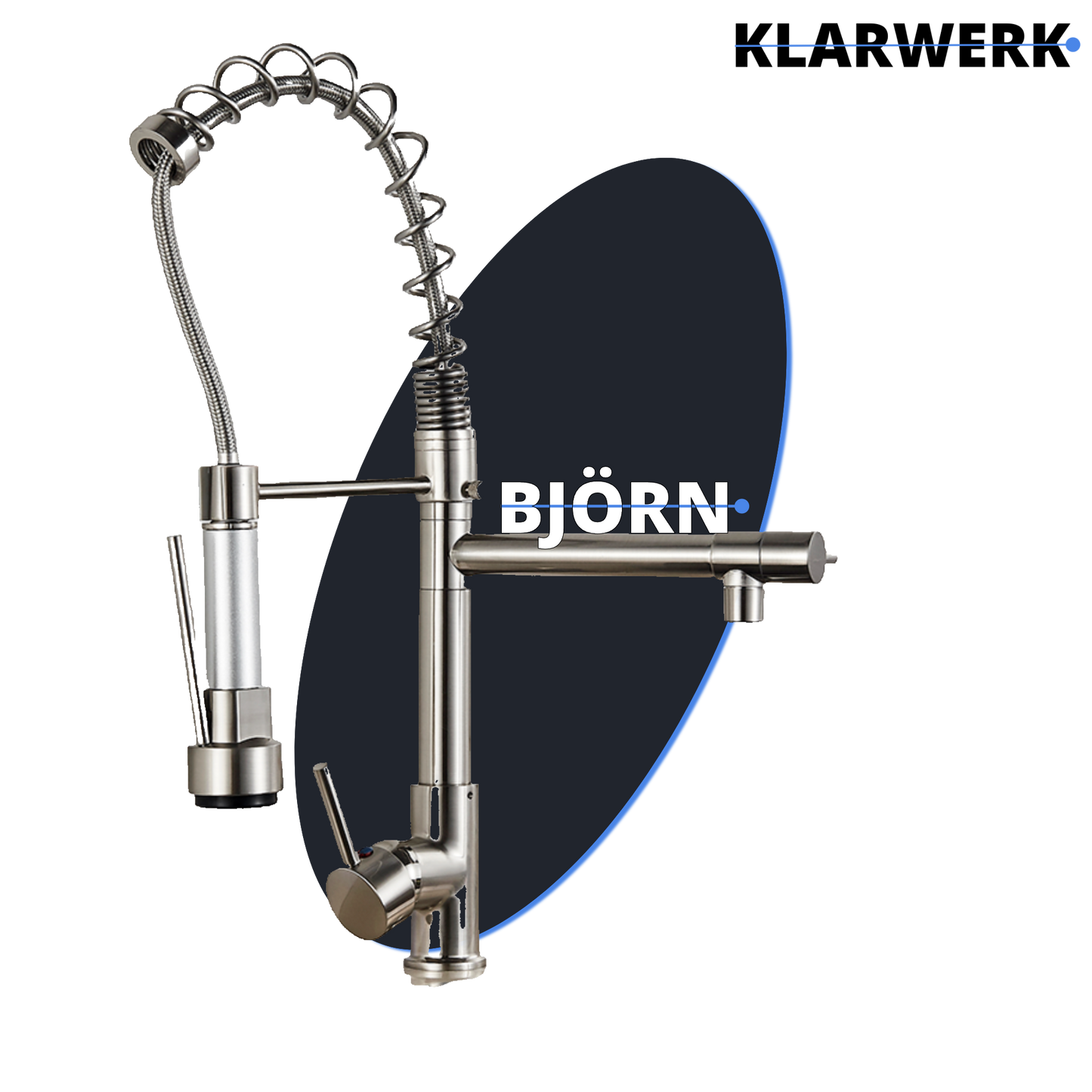 Gastronomie Küchenarmatur "Björn" - Silber