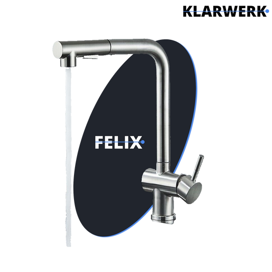 Ausziehbare Küchenarmatur "Felix" - Silber