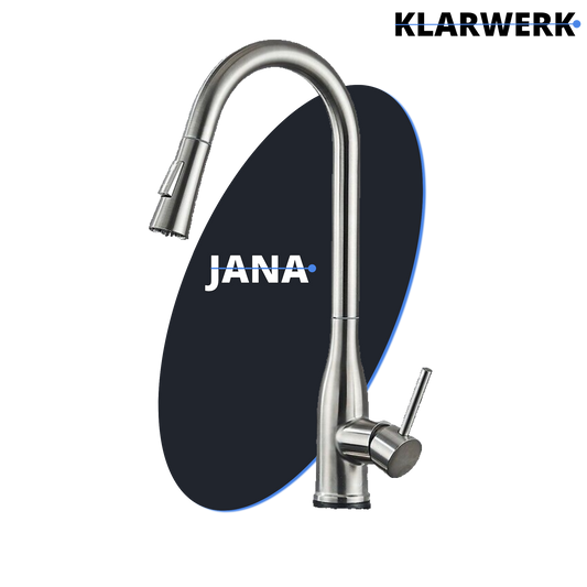 Ausziehbare Küchenarmatur "Jana" - Silber