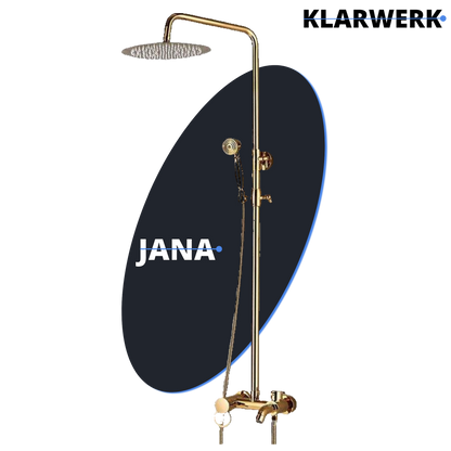 Regendusche Duscharmatur Set "Jana" - Gold