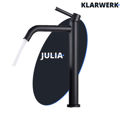 Hohe Badarmatur  "Julia" - Schwarz