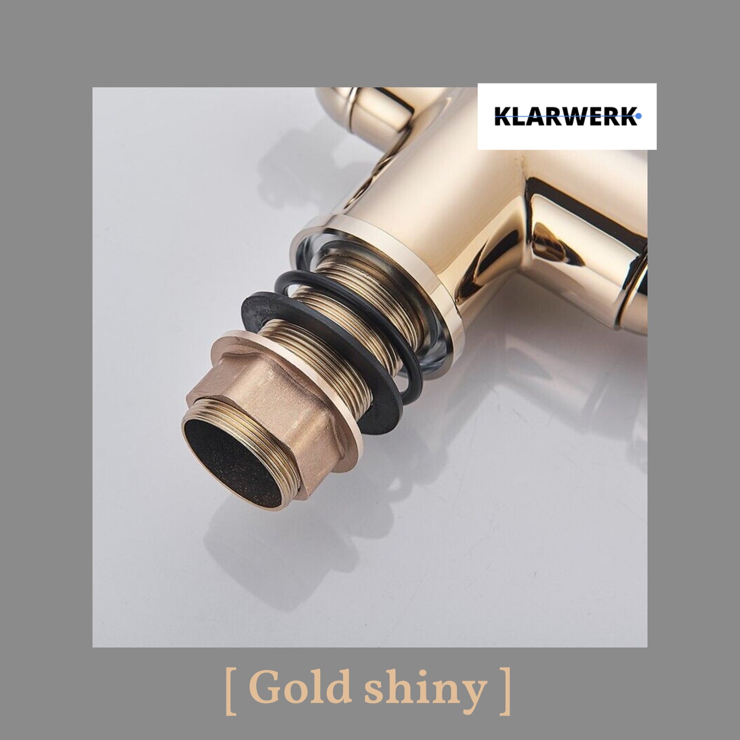 Vintage 3 Wege Küchenarmatur "Julian" - Gold (glänzend)