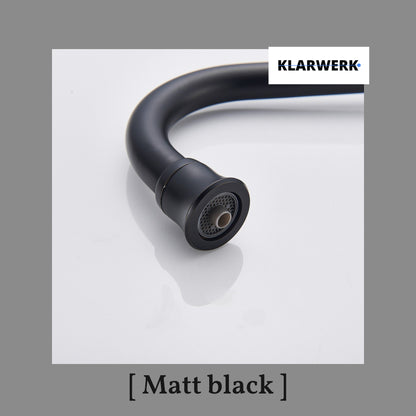 Vintage 3 Wege Küchenarmatur "Julian" - Schwarz (matt)