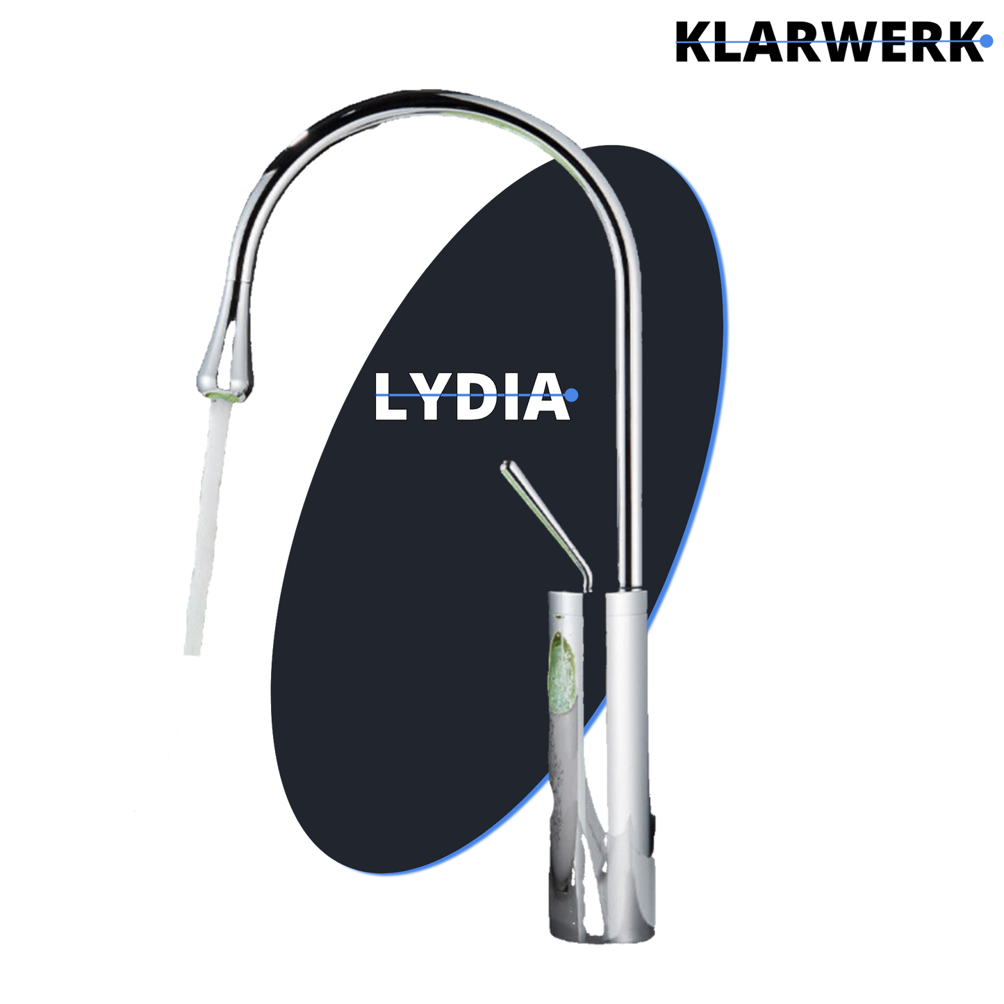 Hohe Badarmatur "Lydia" - Chrom