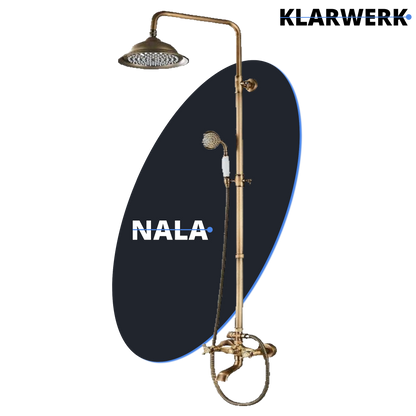 Vintage Duscharmatur Set "Nala" - Messing