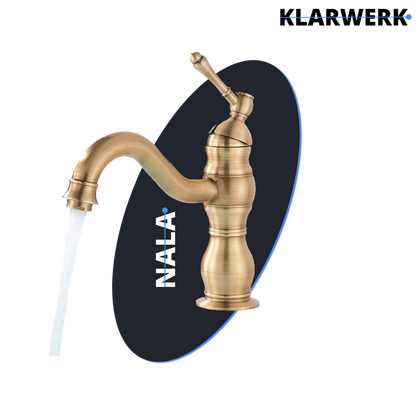 Kleine Retro-Badarmatur "Nala" - Gold
