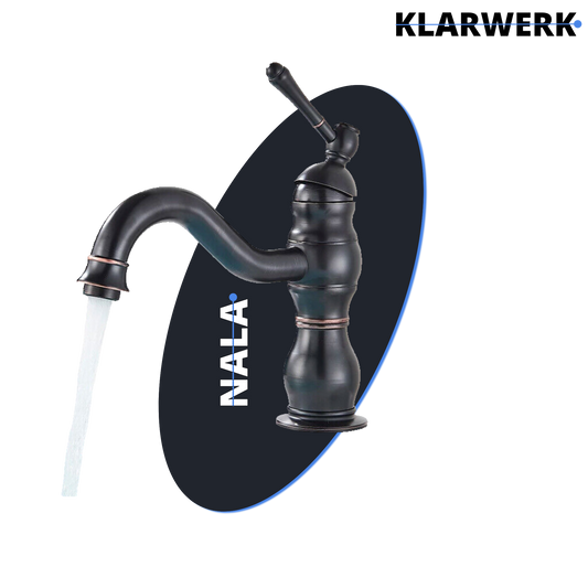 Kleine Retro-Badarmatur "Nala" - Schwarz