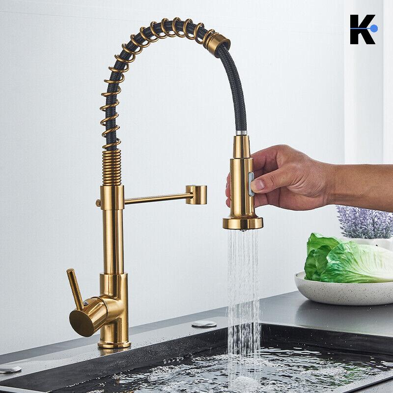 Flexible Küchenarmatur "Bernd" - Gold