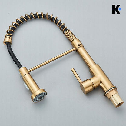 Flexible Küchenarmatur "Bernd" - Gold