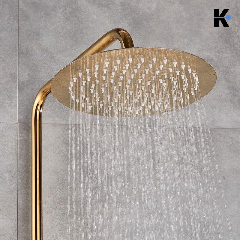 Regendusche Duscharmatur Set "Jana" - Gold