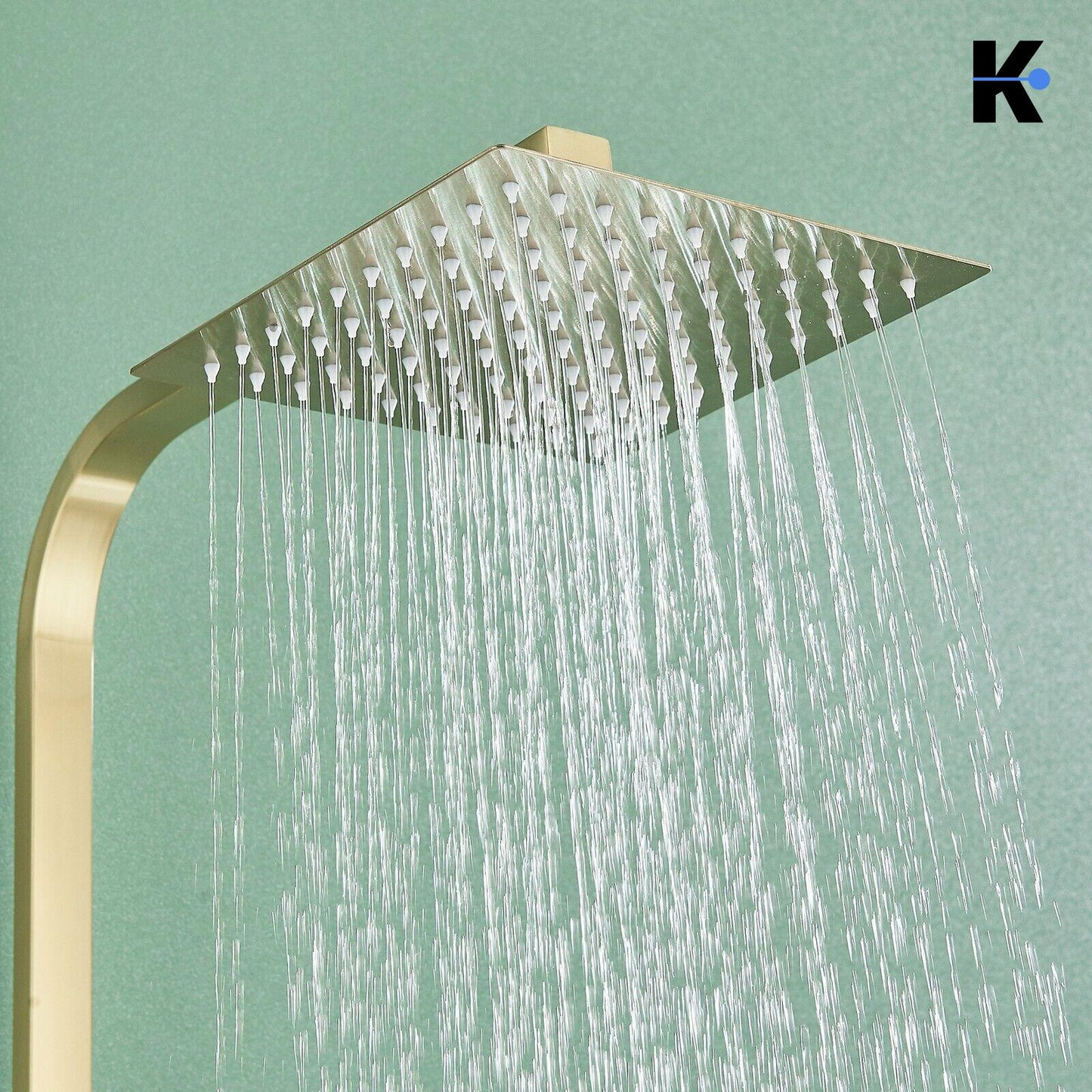 Regendusche Duscharmatur Set "Lana" - Gold