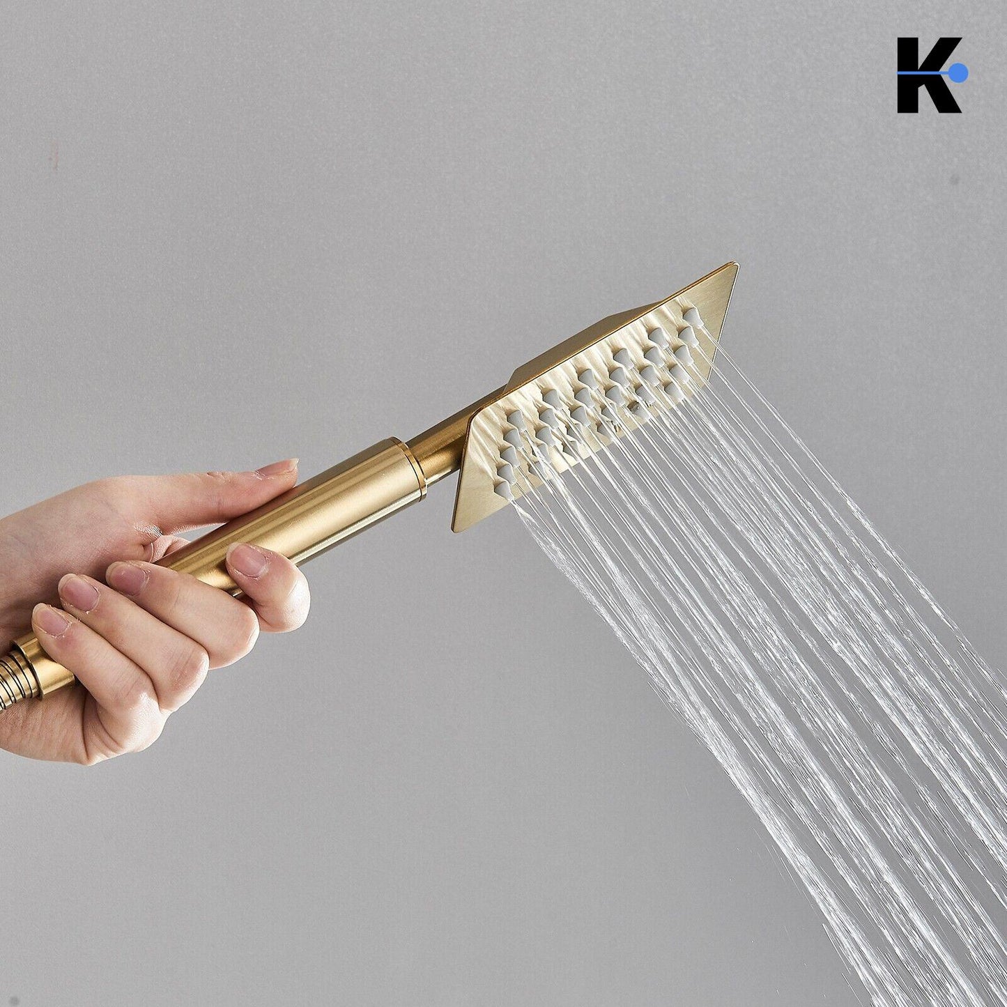 Regendusche Duscharmatur Set "Lana" - Gold