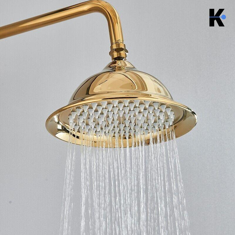 Vintage Duscharmatur Set "Nala" - Gold glänzend