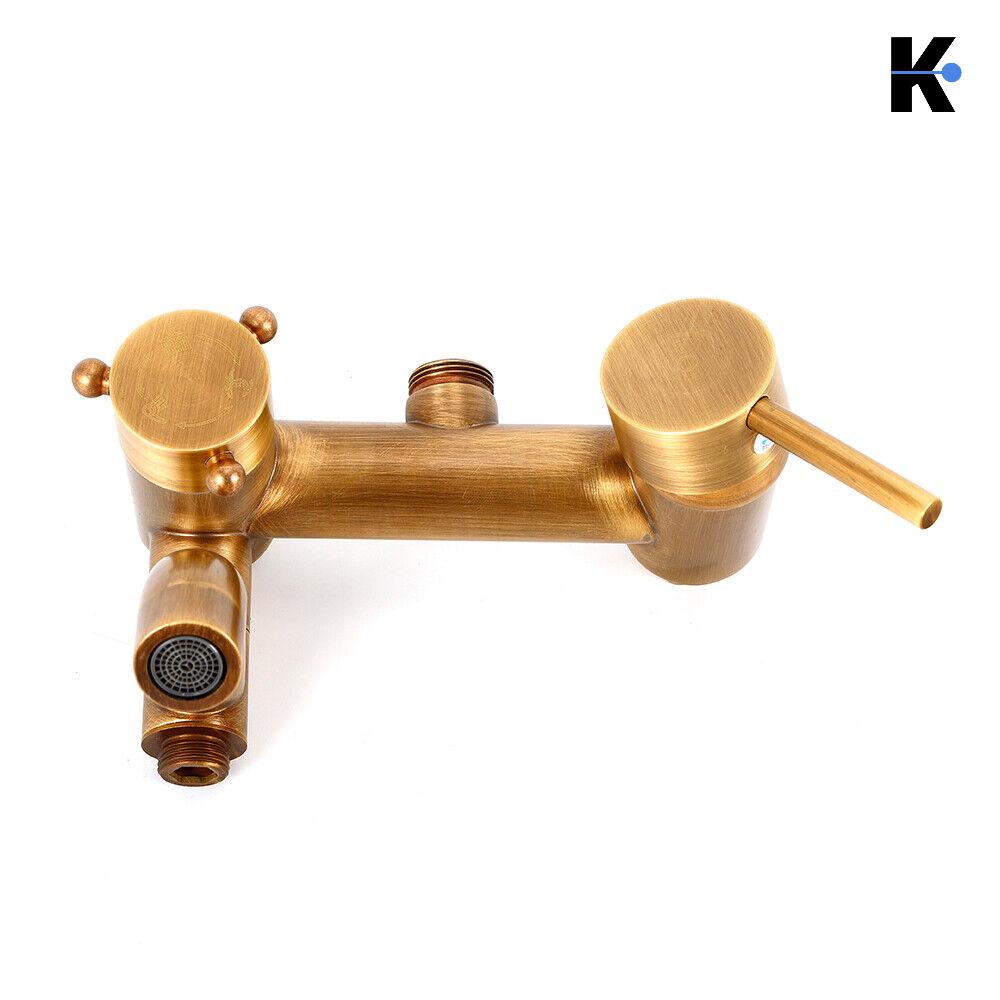 Regendusche Duscharmatur Set "Jana" - Vintage Messing