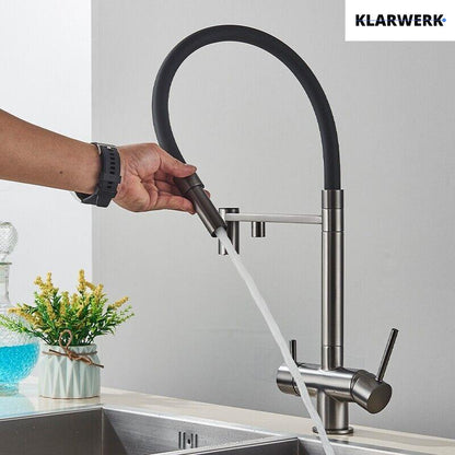 3-Wege-Armatur Trinkwasser "LANA" - Titangrau